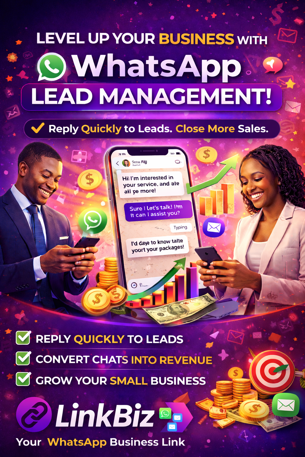 LinkBiz – capture leads and grow your business